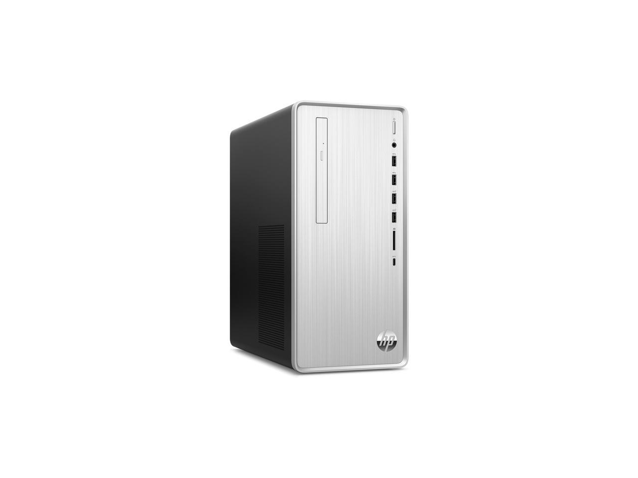 HP Pavilion Desktop Computer, Intel Core i7-9700, 16GB RAM, 1TB Hard Drive, 256 GB SSD, Windows 10 (TP01-0070, Silver)