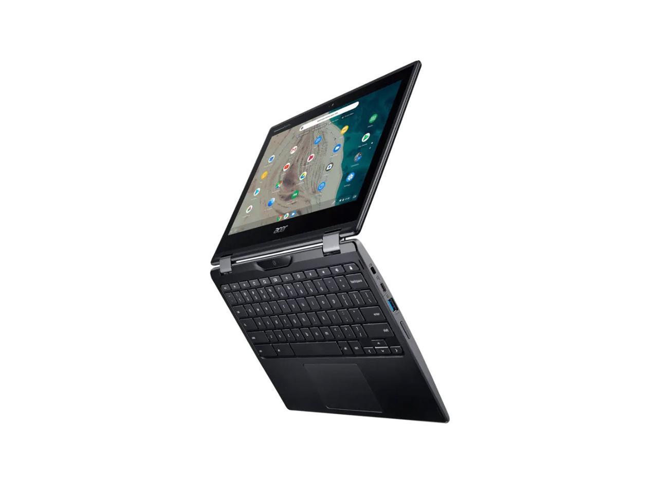 Acer Chromebook Spin 511 R752T-C3M5 11.6" Touchscreen 2 in 1 Chromebook - 1366 x 768 - Celeron N4020 - 4 GB RAM - 32 GB Flash Memory - Shale Black - Chrome OS - Intel UHD Graphics 600 - In-plane