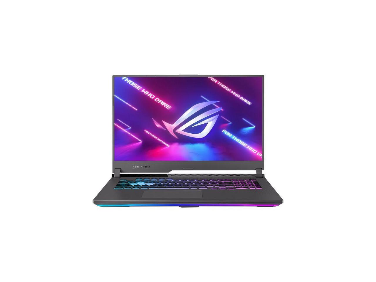 ASUS ROG Strix G17 (2022) Gaming Laptop, 17.3" 144Hz IPS FHD Display, NVIDIA GeForce RTX 3050 GPU, AMD Ryzen 7 6800H Processor, 16GB DDR5 RAM, 512GB SSD, RGB Keyboard, Windows 11, G713RC-RS73
