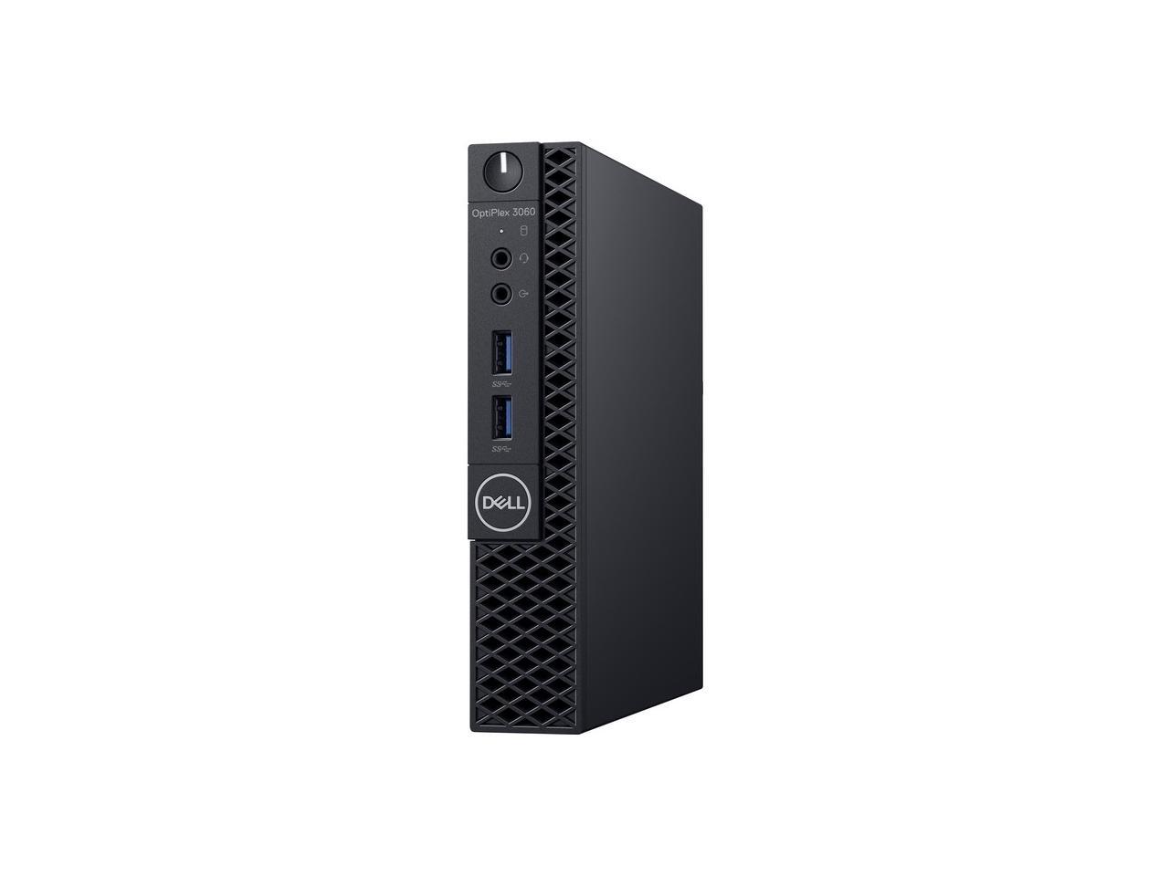 DELL Desktop Computer OptiPlex 3060 153X3 Intel Core i5 8th Gen 8500T (2.10 GHz) 8 GB DDR4 500 GB HDD Intel UHD Graphics 630 Windows 10 Pro 64-bit