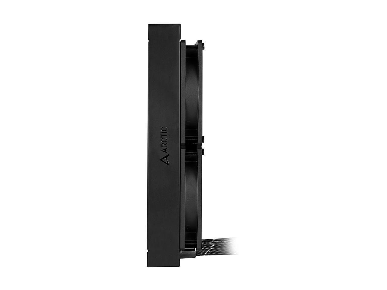 ARCTIC Liquid Freezer II 240 - Multi Compatible All-in-One CPU AIO Water Cooler, Compatible with Intel & AMD, Efficient PWM Controlled Pump, Fan Speed: 200-1800 RPM (Controlled via PWM) - Black