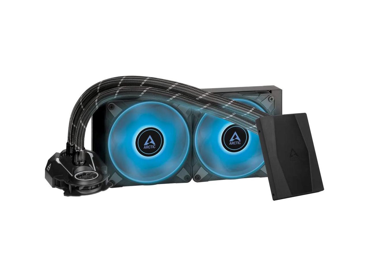 ARCTIC Liquid Freezer II 240 RGB (incl. Controller) - Multi-Compatible All-in-one CPU AIO Water Cooler with RGB, Compatible with Intel & AMD, efficient PWM-Controlled Pump, 200-1800 RPM