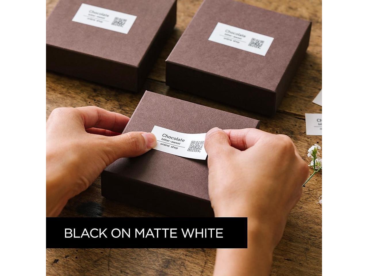 Brother TZeM251 Black Print on Premium Matte White Laminated Tape for P-touch Label Maker, 24.00 mm (0.94�) wide x 8.00 m (26.2 ft.) long