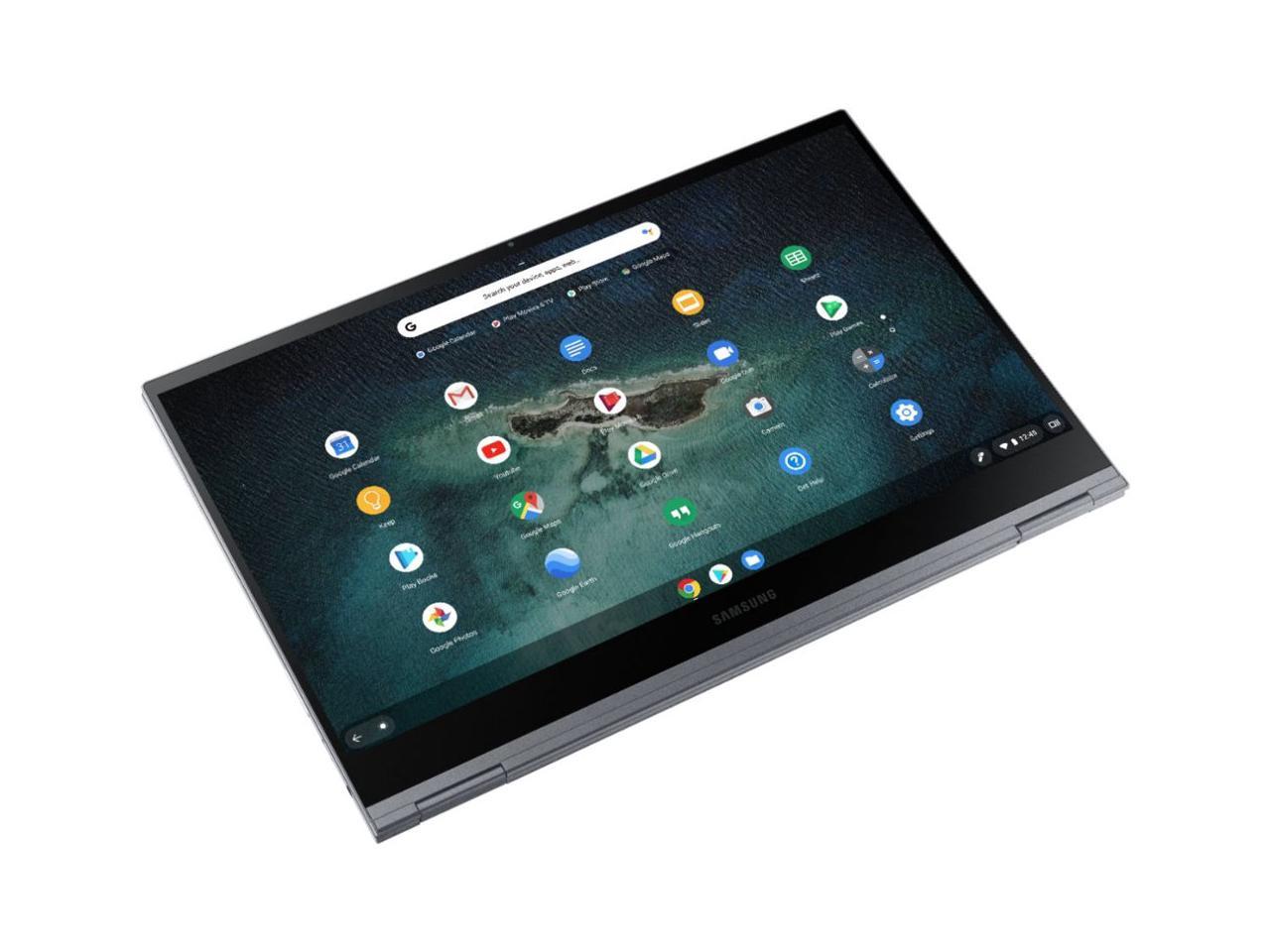 Samsung - Galaxy 13.3" 4K Ultra HD Touch-Screen Chromebook - Intel Core i5 - 8GB Memory - 256GB SSD - Mercury Gray Laptop Notebook XE930QCA-K02US