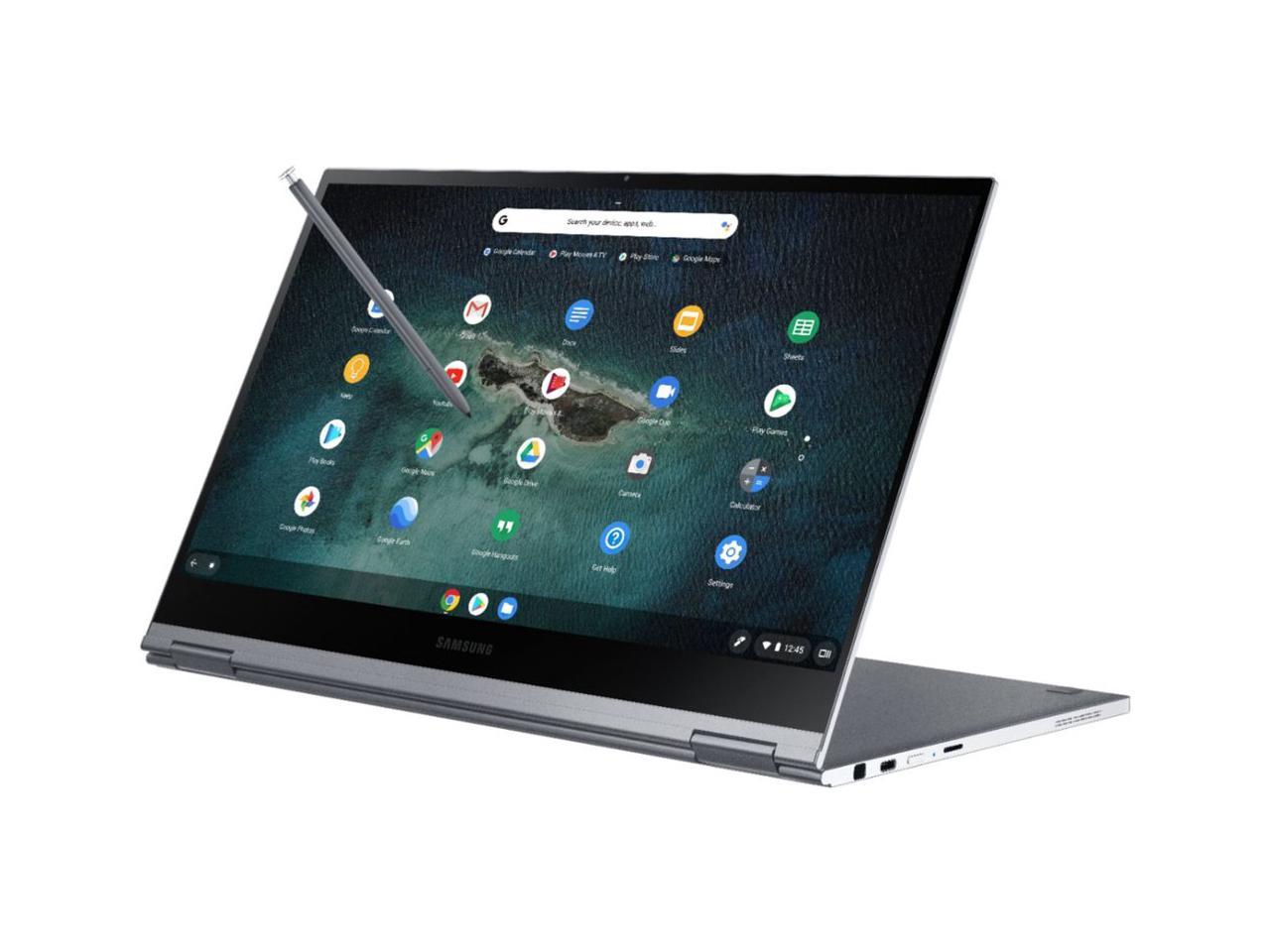 Samsung - Galaxy 13.3" 4K Ultra HD Touch-Screen Chromebook - Intel Core i5 - 8GB Memory - 256GB SSD - Mercury Gray Laptop Notebook XE930QCA-K02US