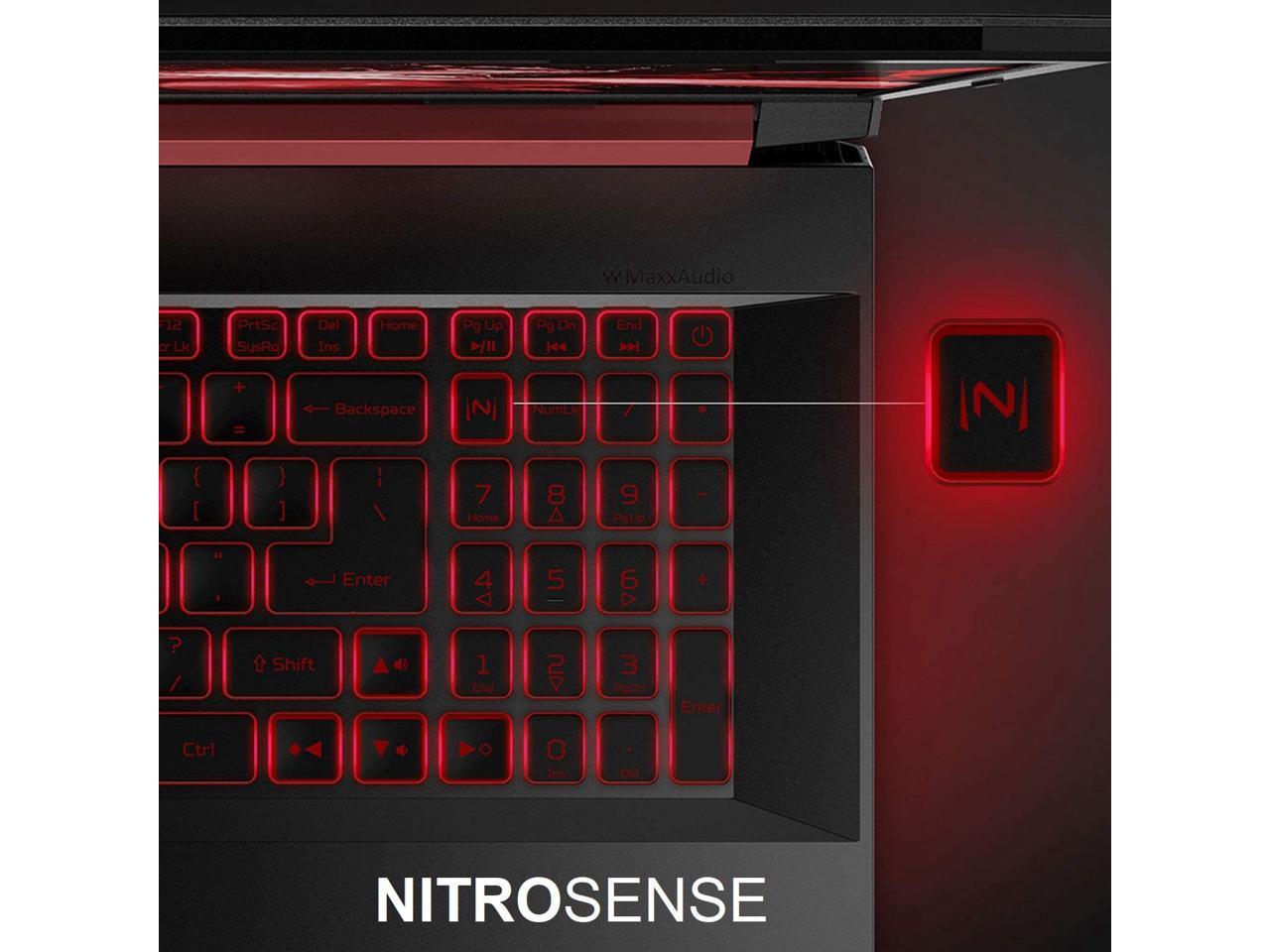 Acer Nitro 5 Gaming Laptop, 9th Gen Intel Core i7-9750H, NVIDIA GeForce RTX 2060, 15.6" Full HD IPS 144Hz Display, 16GB DDR4, 256GB NVMe SSD, WiFi 6, Waves MaxxAudio, Backlit Keyboard, AN515-54-728C