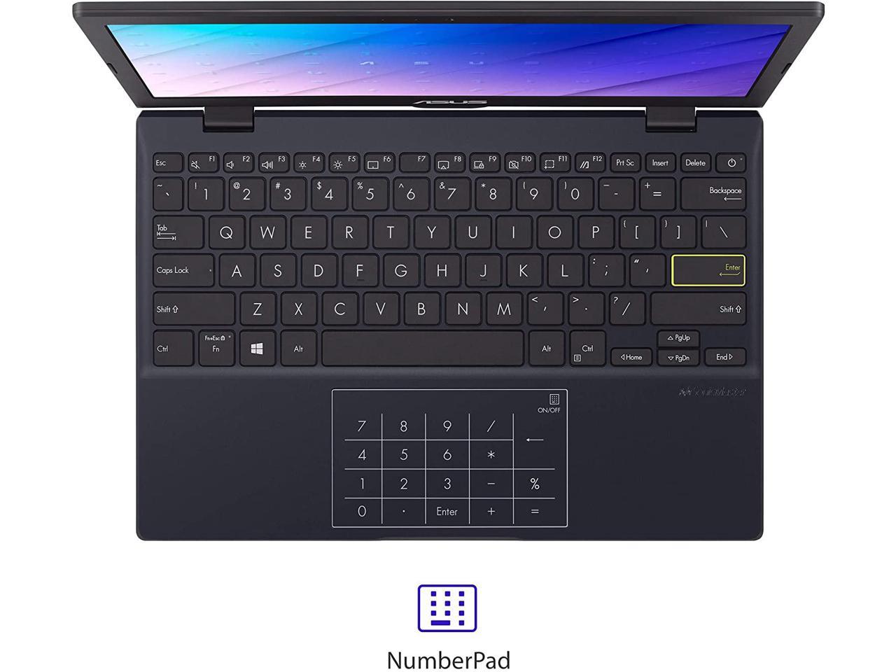 ASUS Vivobook Go 12 L210 11.6 Ultra-Thin Laptop, 2022 Version, Intel Celeron N4020, 4GB RAM, 64GB eMMC, Win 11 Home in S Mode with One Year of Office 365 Personal, L210MA-DS02