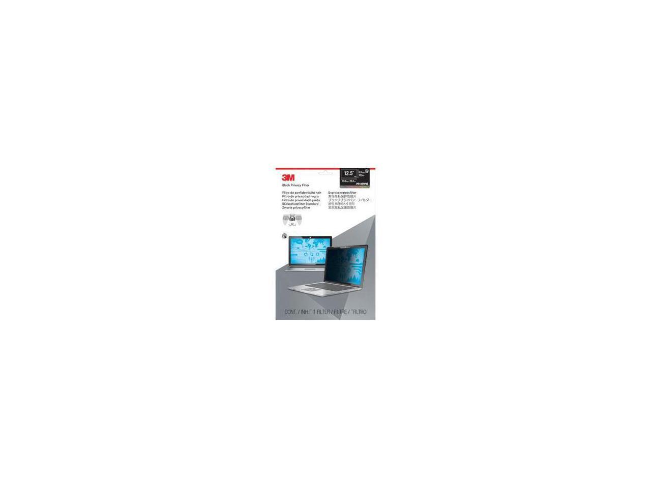 3M Edge-To-Edge Privacy Filter Black