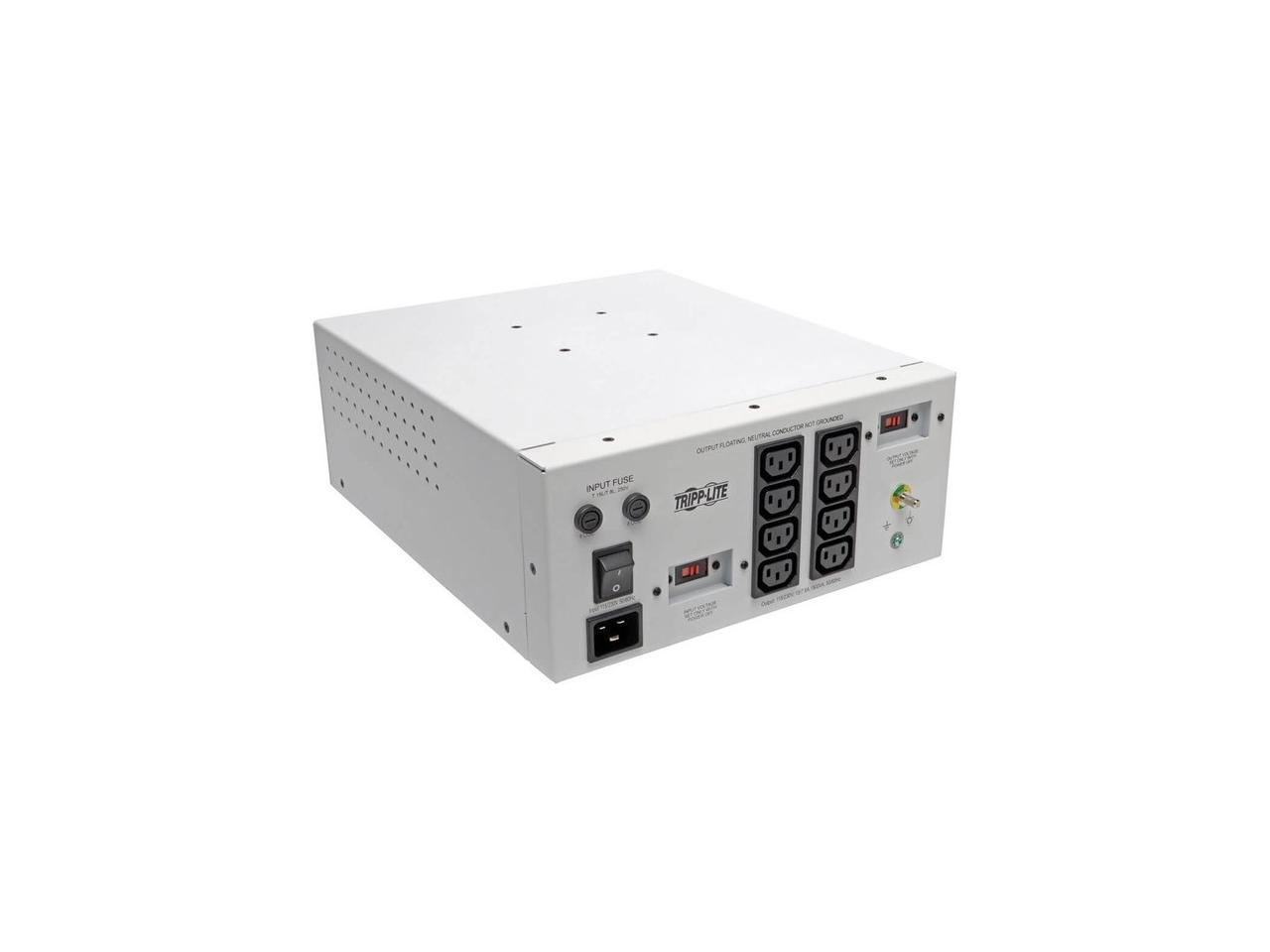 Tripp Lite Hospital Isolation Transformer Dual-Voltage 115/230V 1800W 8 C13