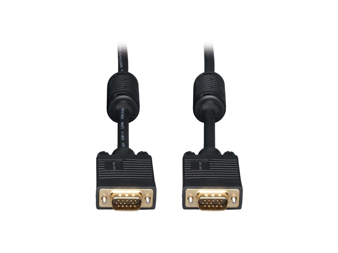 Tripp Lite P502-010 10 ft. SVGA Monitor Gold Cable w/RGB Coax HD15M/M