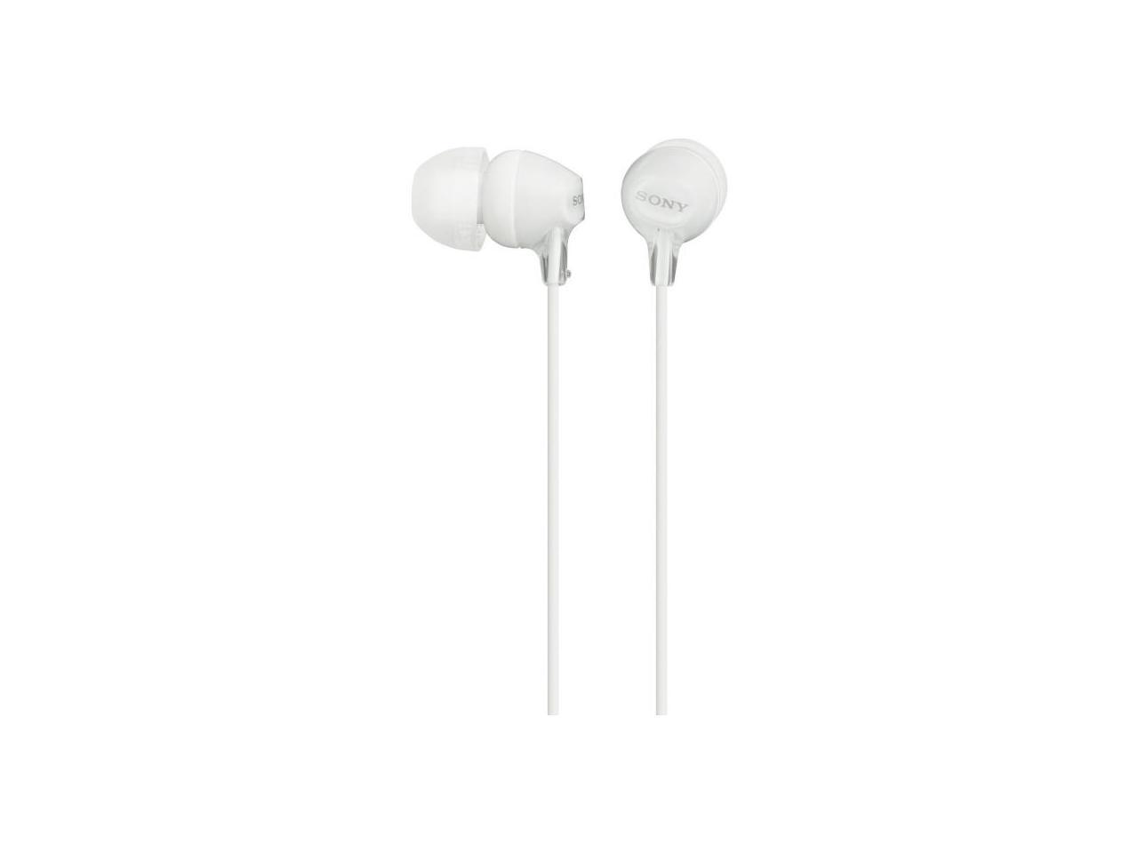 Sony Fashion Color EX Series Earbuds - Stereo - Mini-phone - Wired - White