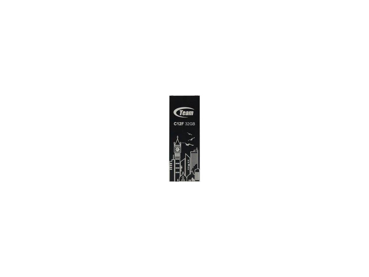 32GB Team C12F Bookmark USB2.0 Flash Drive (Big Ben) Black