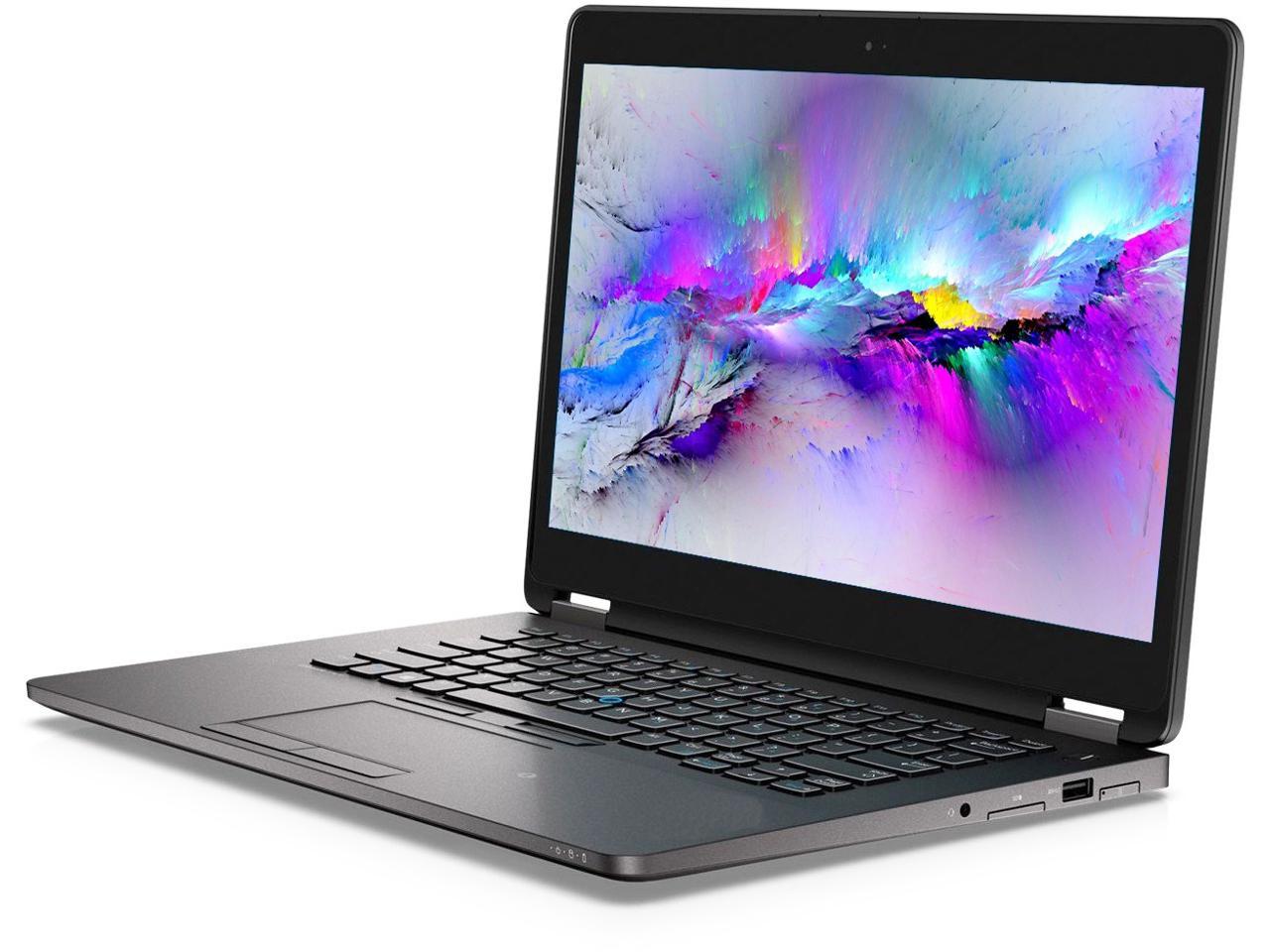 Grade B LCD Dell Latitude E7470 14" Laptop, Intel Core i7 6600U 2.6Ghz, 8GB DDR4, 512GB NVMe PCIe SSD, 1080p FHD, HDMI, Webcam, Windows 10