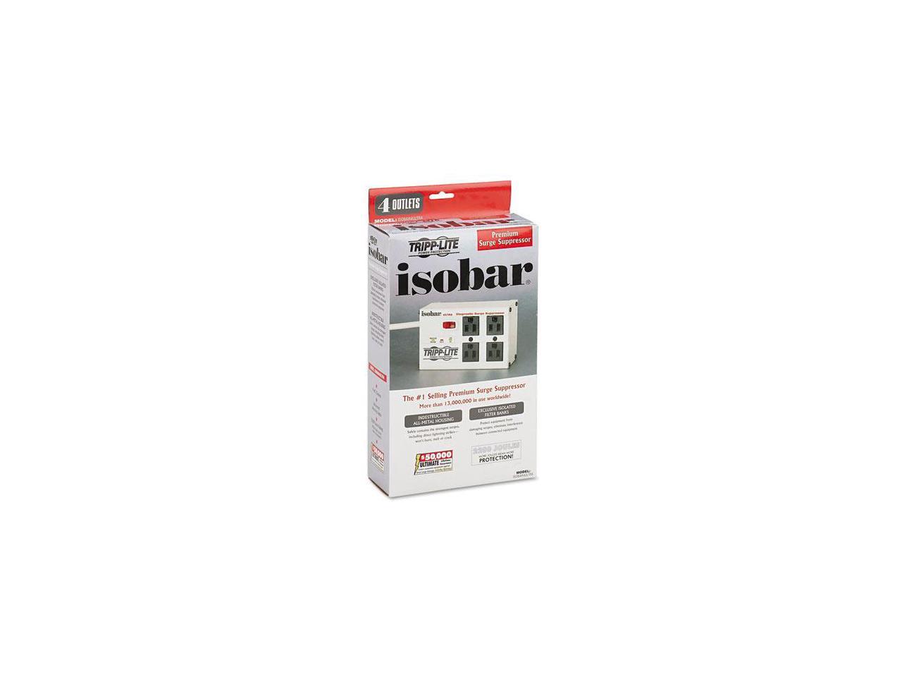 TRIPP LITE ISOBAR4ULTRA 6 Feet 4 Outlets 3330 Joules Surge Suppressor
