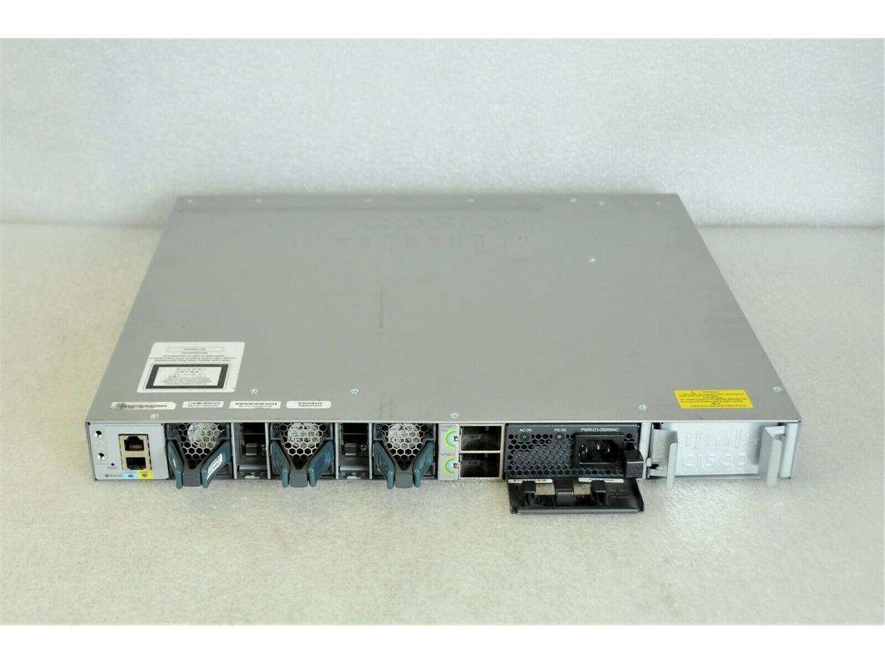 WS-C3850-12S-E CISCO CATALYST 3850 12-PORT GE SFP ETHERNET SWITCH W/1xPSU