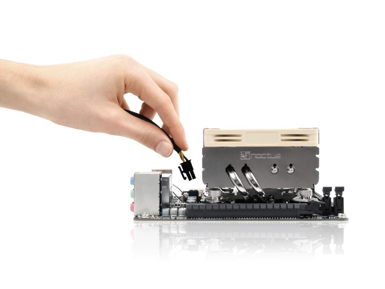 Noctua NH-L9x65 92 x 92 x 14mm, 92 x 92 x 25mm SSO2 Low-profile Quiet CPU Cooler, NF-A9x14 PWM fan