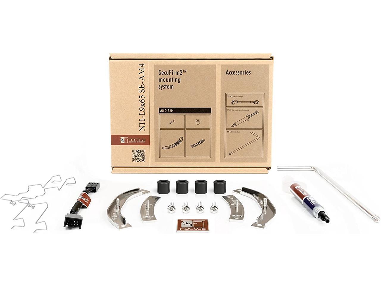 Noctua NH-L9x65 SE-AM4, Premium Low-profile CPU Cooler with 92mm Fan for AMD AM4 (Brown)