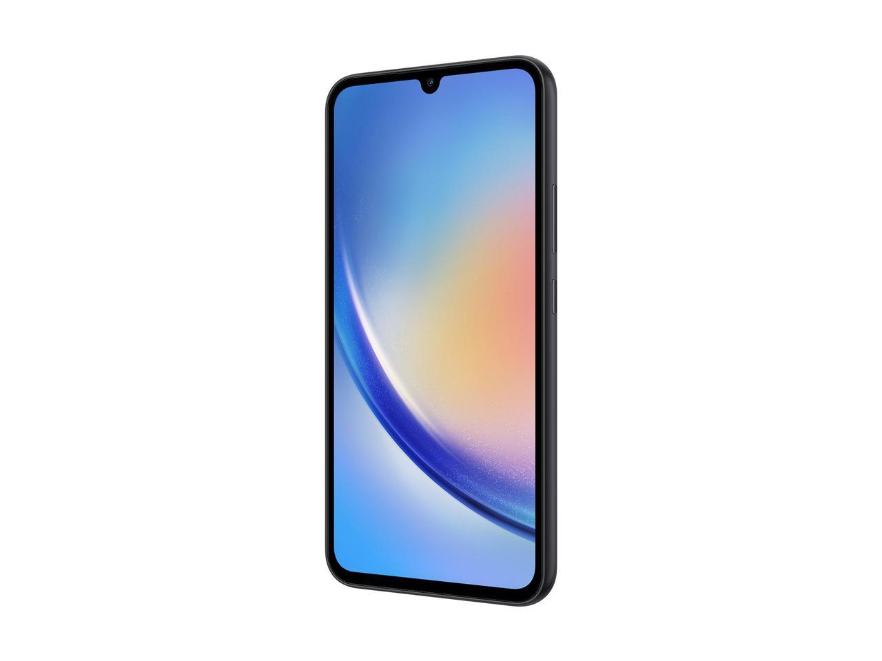 Samsung Galaxy A34 5G A346M 128GB Dual SIM GSM Unlocked Android Smartphone (Latin Variant/US Compatible LTE) - Awesome Graphite