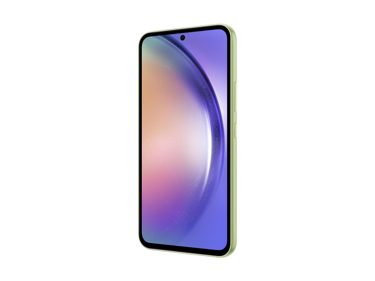 Samsung Galaxy A54 5G A546E 128GB Dual SIM GSM Unlocked Android Smartphone (Latin Variant/US Compatible LTE) - Awesome Lime