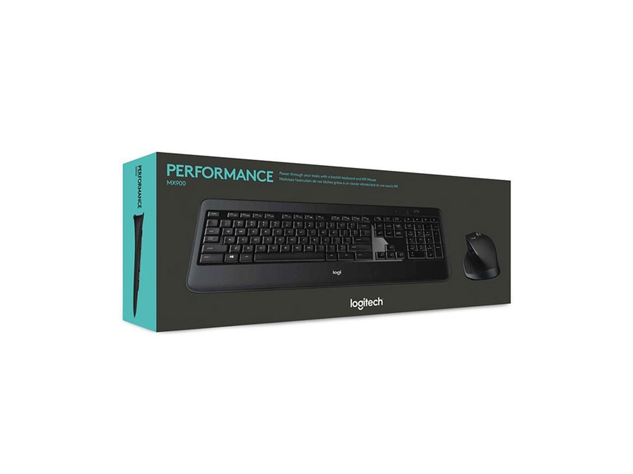 Logitech MX900 Black RF Wireless Keyboard & Mouse Combo - 920-008872