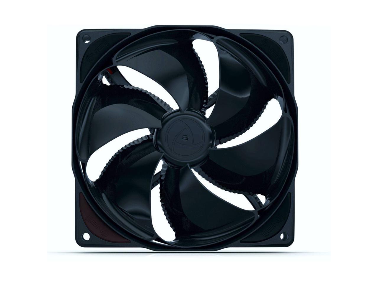 Noiseblocker NB-eLoop Series B12-PS Black Edition 120mm PWM Bionic Loop Rotor Fan, 1500rpm, 21 dBA