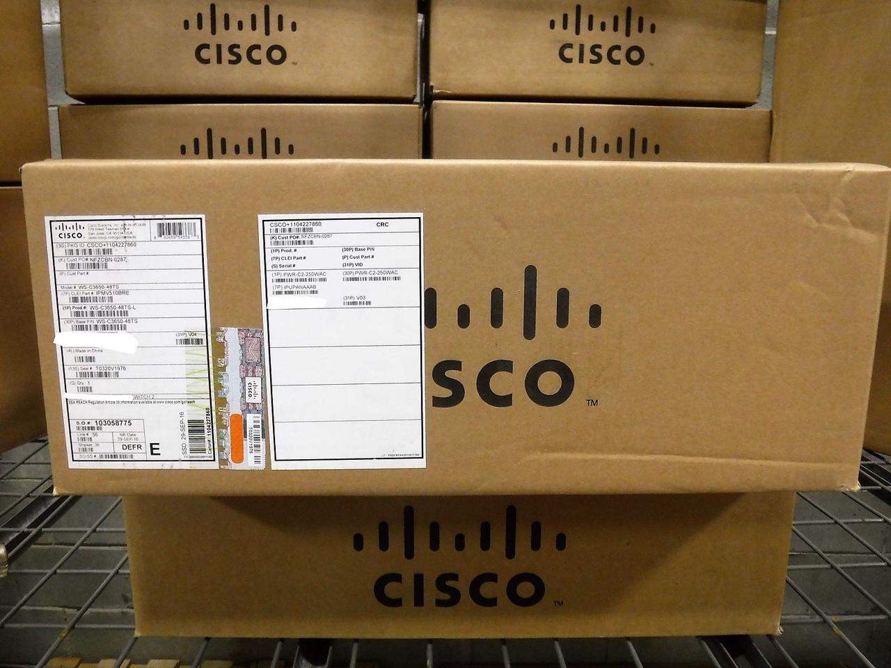 48 Port Data 4x1g Lan Base - WS-C3650-48TS-L