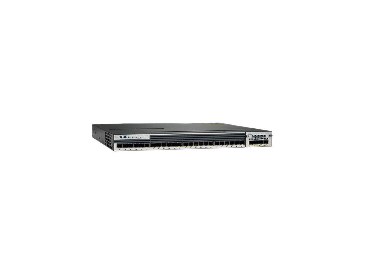 Cisco Catalyst WS-C3750X-24S-E Layer 3 Switch*