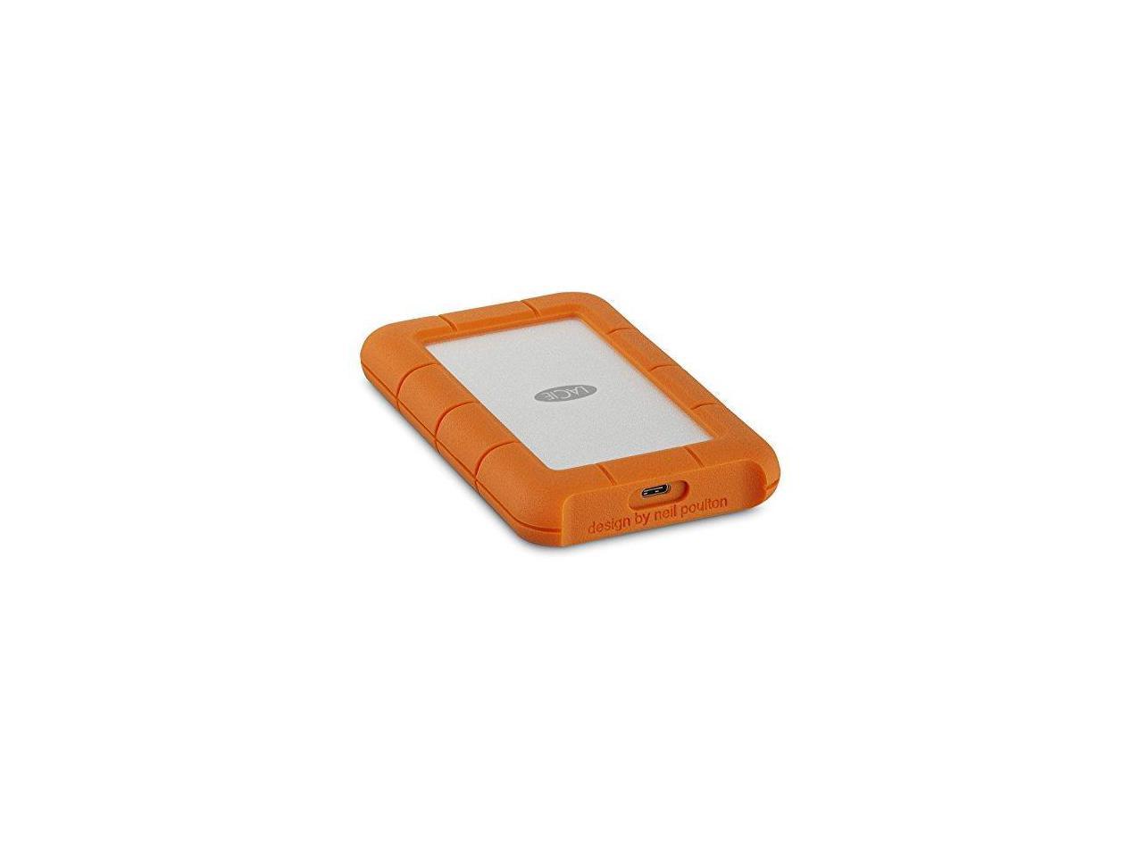 LaCie Rugged SECURE 2TB External Hard Drive Portable Model STFR2000403