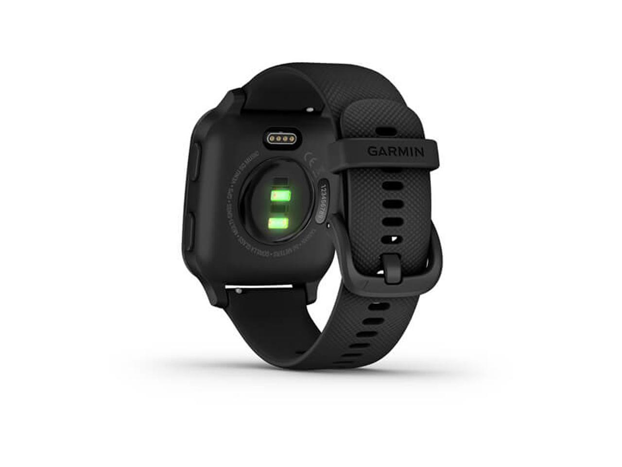 Garmin Venu SQ Music Edition - Black with Slate Bezel