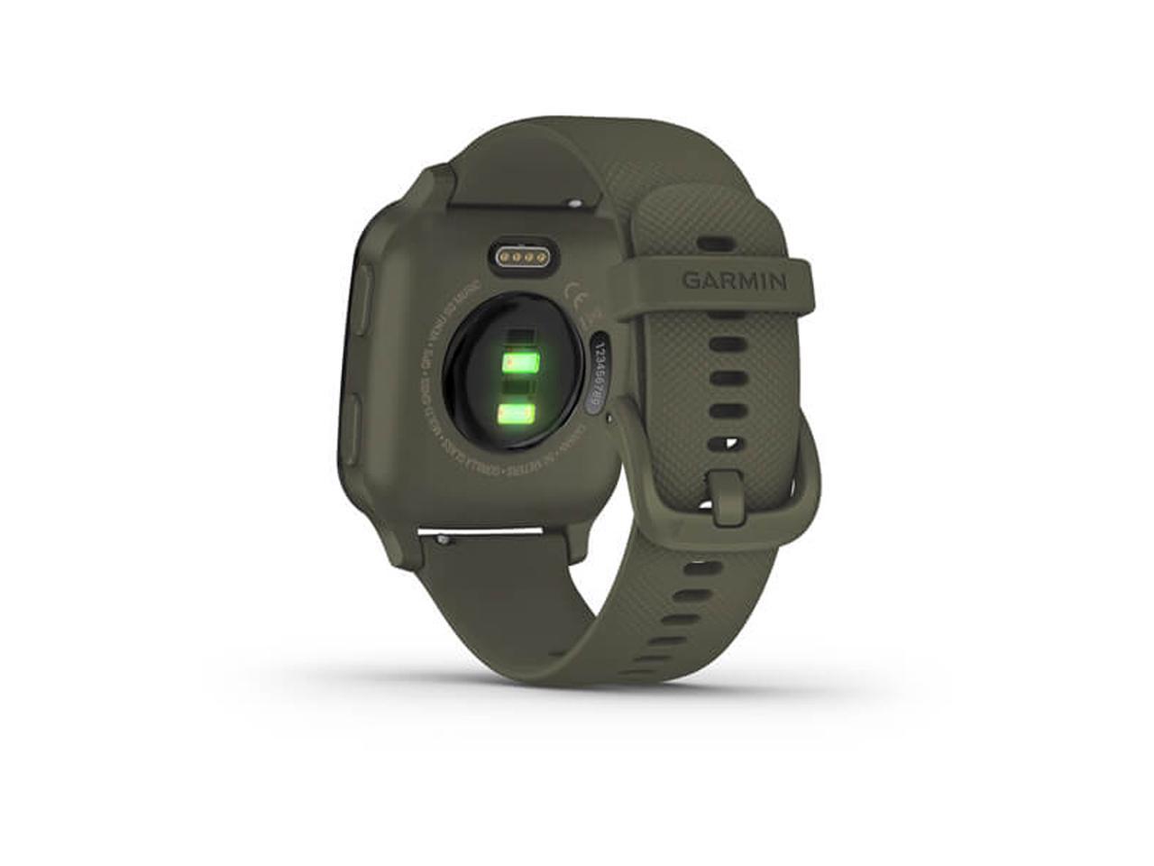 Garmin Venu SQ Music Edition - Moss with Slate Bezel