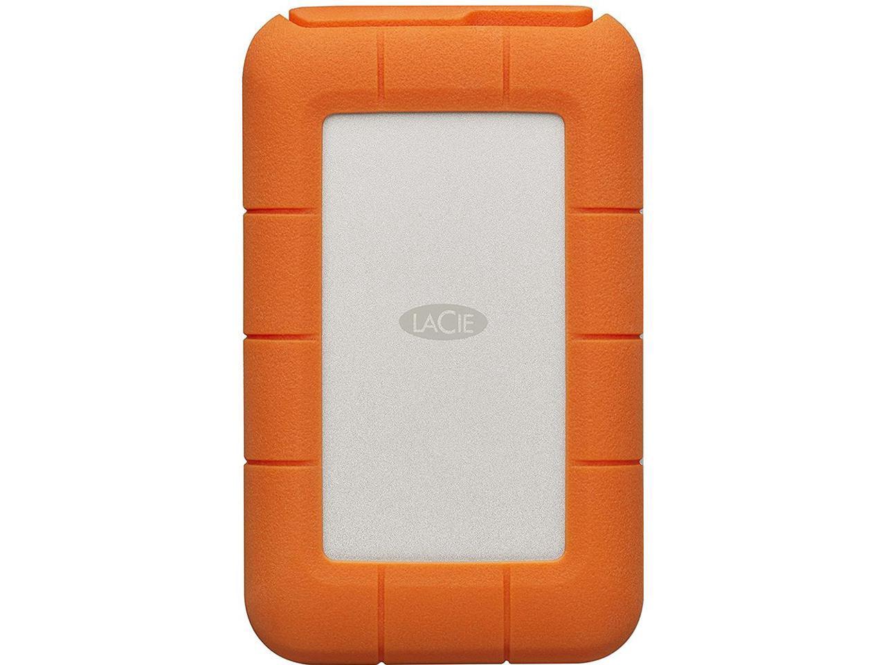 LACIE Rugged 4TB Thunderbolt USB-C Portable Drive Model STFS4000800