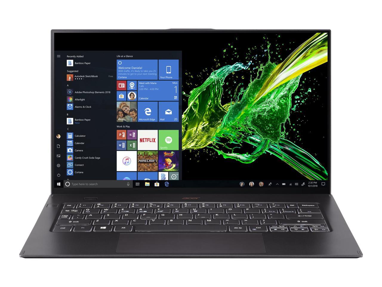 Acer Swift 7 - 14" Laptop Intel i7-8500Y 1.50GHz 16GB Ram 512GB SSD Win 10 Pro