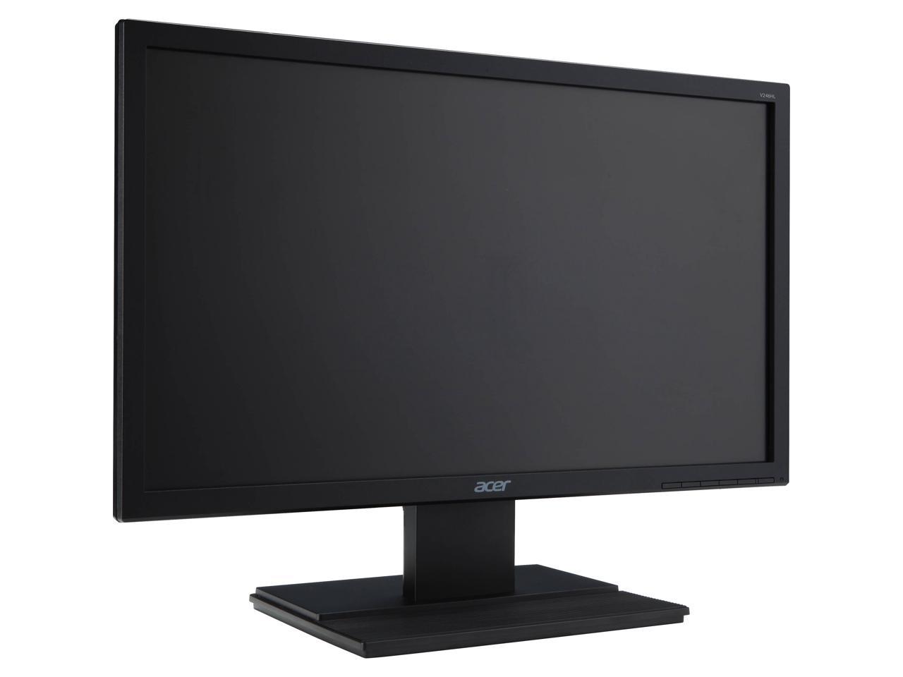 Acer 24" Widescreen LCD Monitor Display Full HD 1920 X 1080 5 ms TN Film|V246HL