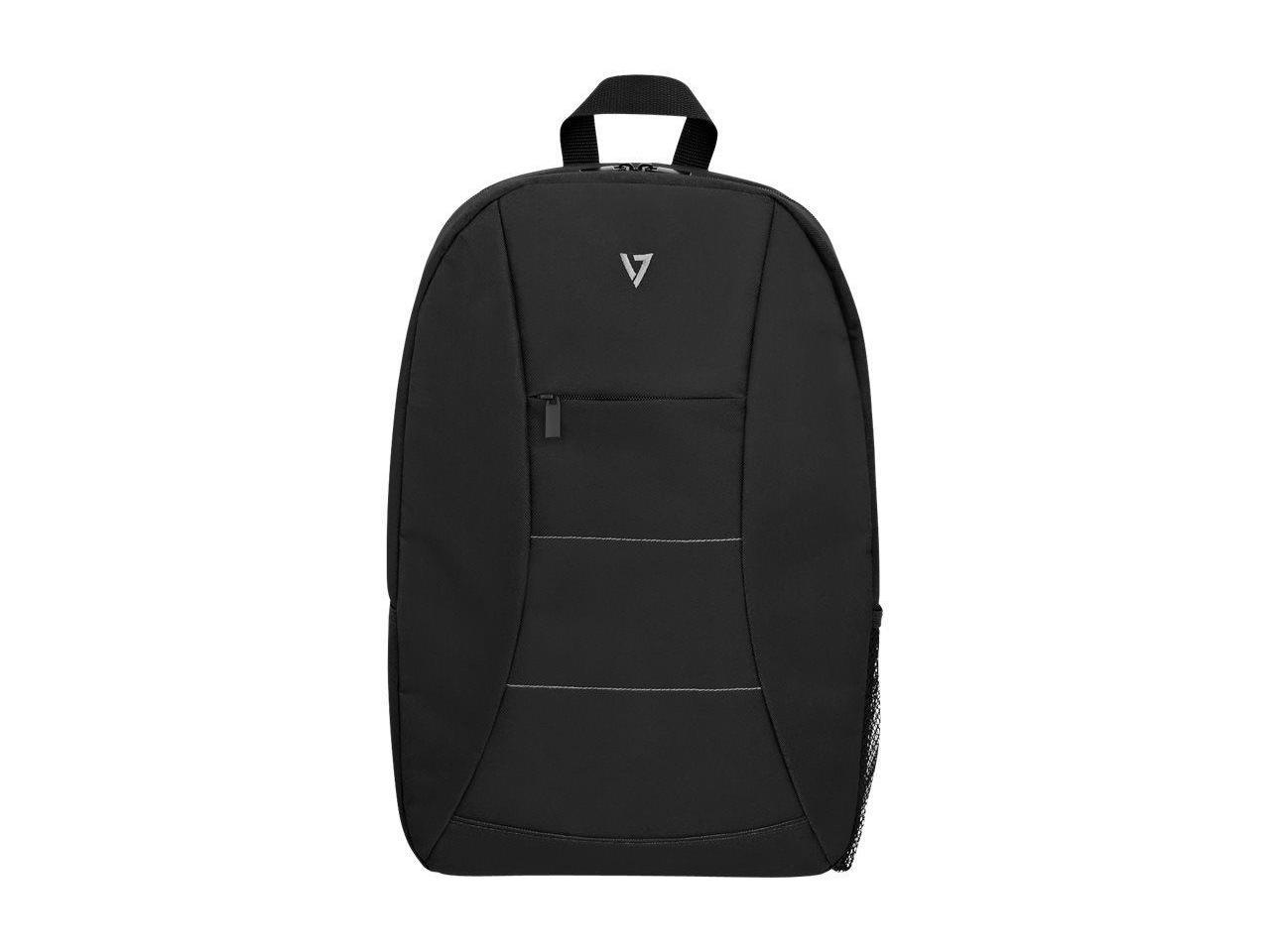 V7 Essential CBK1-BLK-9N Carrying Case Backpack for 16" Notebook - Black