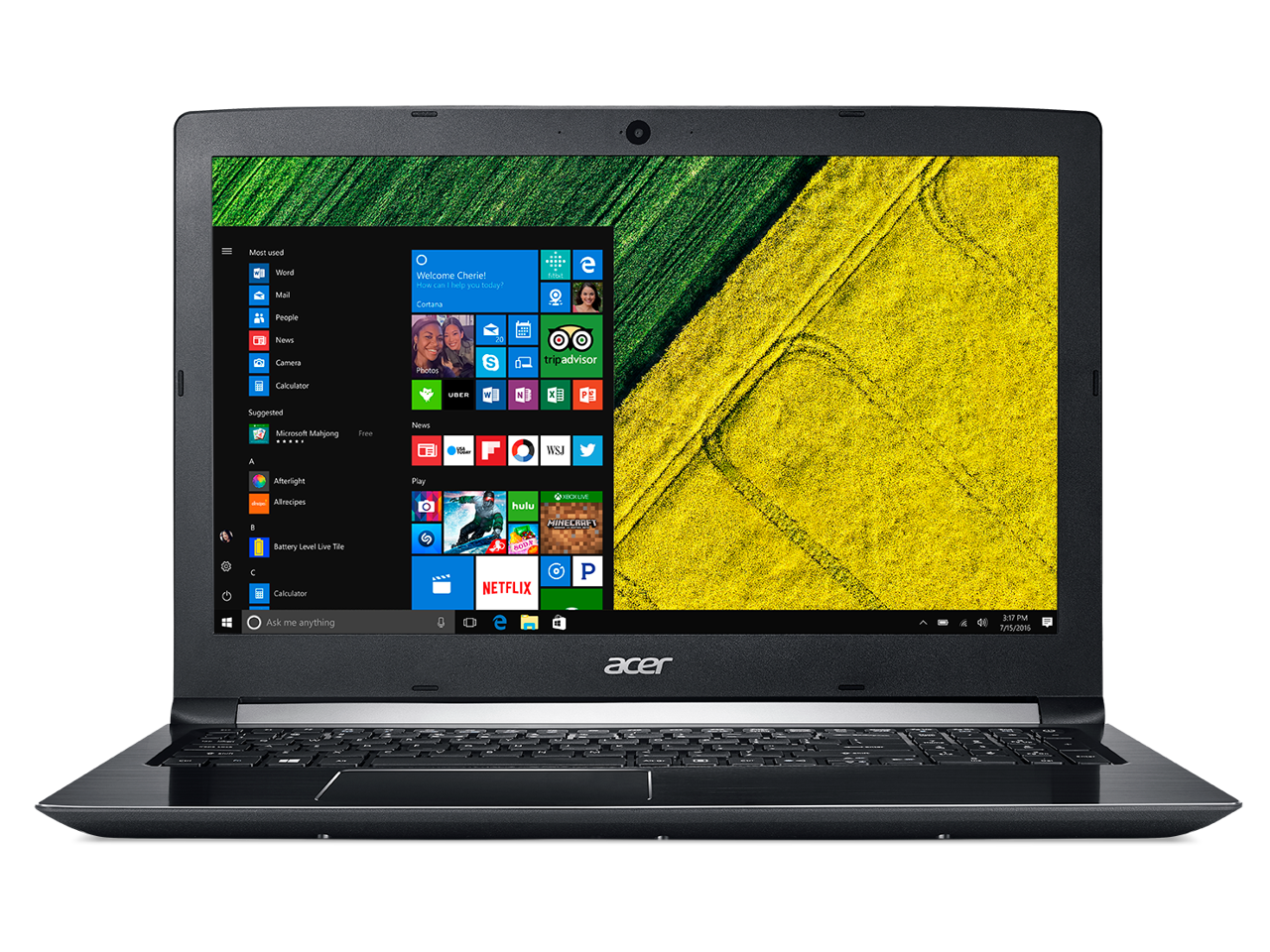 Acer Aspire 5 A515-51-3509, 15.6" Full HD (1920 x 1080), 7th Gen Intel Core i3-7100U, 8GB DDR4, 1TB HDD, Windows 10 Home