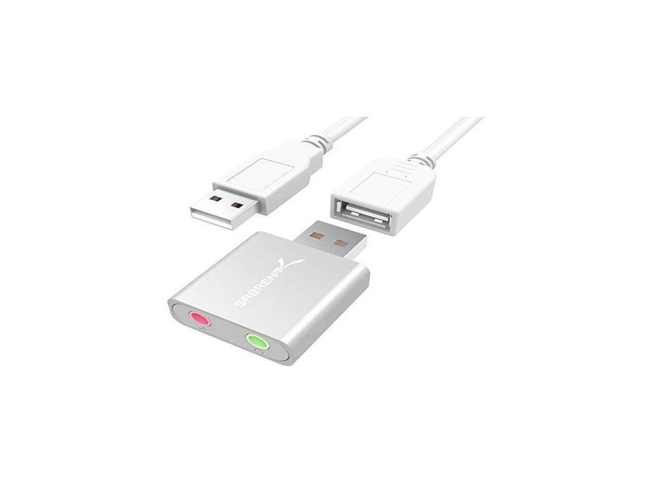 SABRENT AU-EMAC USB EXTERNAL STEREO SOUND ADAPTER