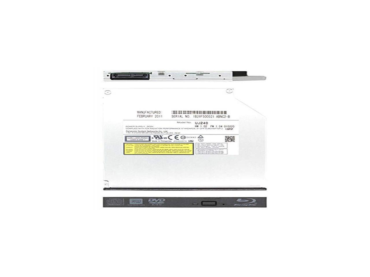 Panasonic UJ240 6x Blu-ray Burner BD-RE/8x DVD±RW DL SATA Drive (Black)
