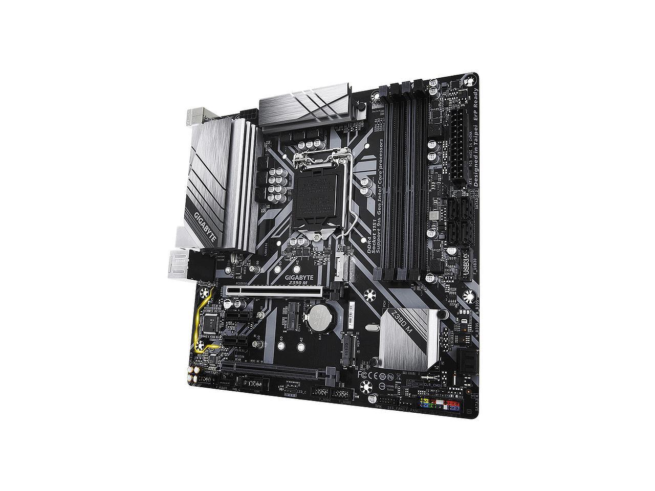 Z390 M LGA 1151 Intel Z390 DDR4 Micro ATX Motherboard (Z390 M)
