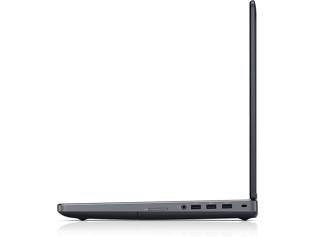 DELL Precision PRECISION 7510 Laptop Computer, 2.90 GHz Intel i7 Quad Core Gen 6, 16GB DDR4 RAM, 512GB SSD Hard Drive, Windows 10 Professional 64 Bit, 15" Screen (Grade B)