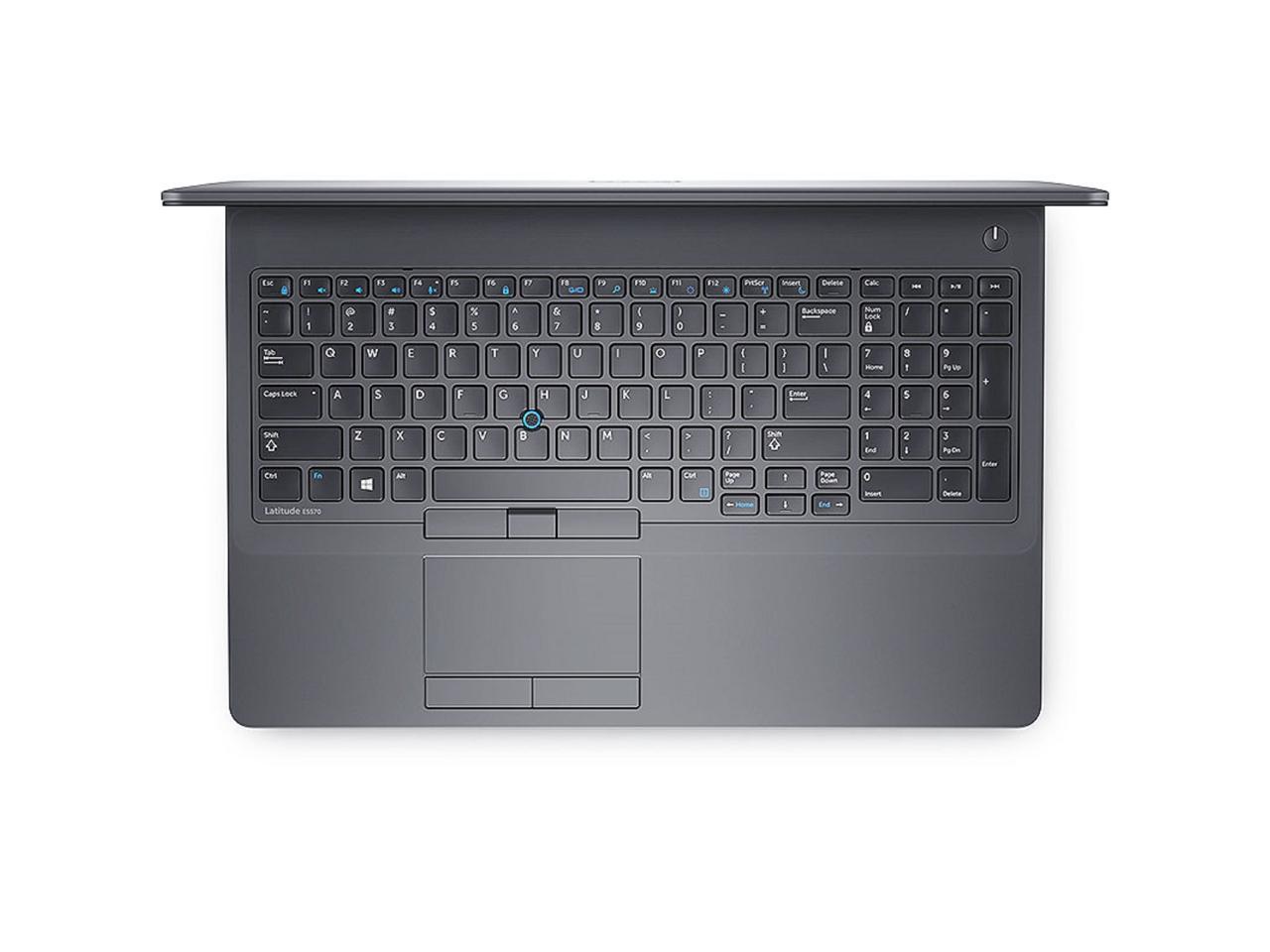 Dell Latitude E5570 Laptop Computer, 2.40 GHz Intel i5 Dual Core Gen 6, 8GB DDR3 RAM, 500GB SSD Hard Drive, Windows 10 Home 64 Bit, 15" Screen (Grade B)