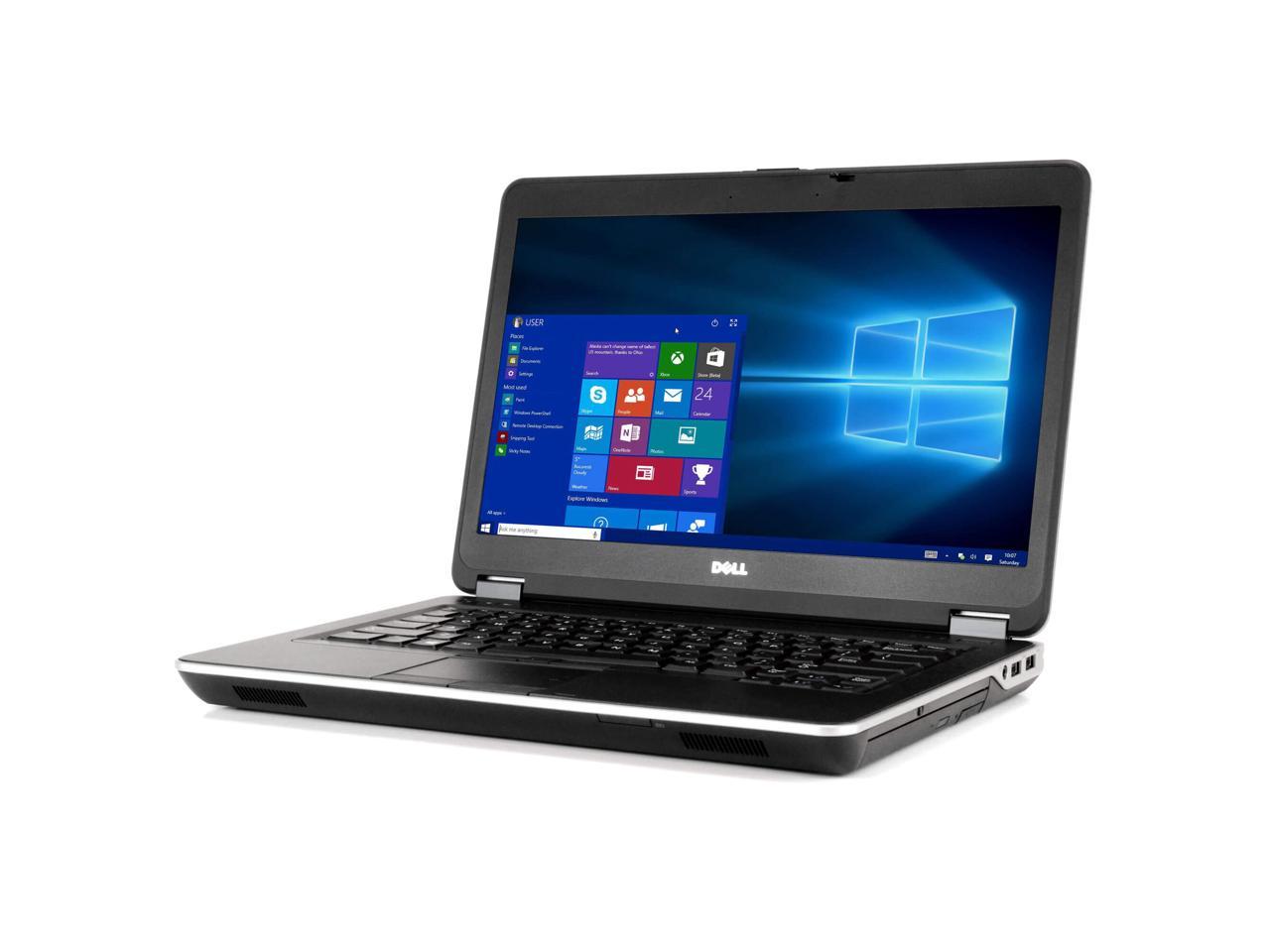 Dell Latitude E6440 Laptop Computer, 2.60 GHz Intel i5 Dual Core Gen 4, 8GB DDR3 RAM, 256GB SSD Hard Drive, Windows 10 Professional 64 Bit, 14" Screen