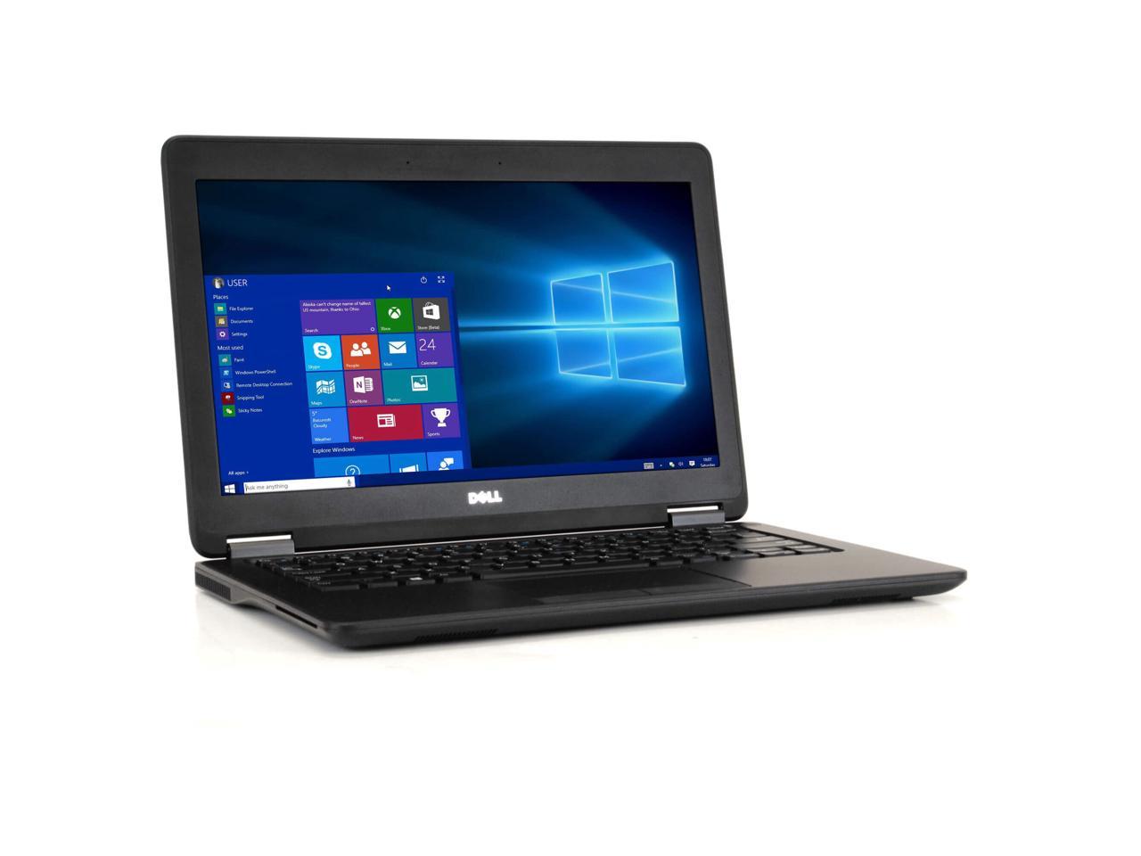 Dell Latitude E7250 Laptop Computer, 2.90 GHz Intel i7 Dual Core Gen 5, 8GB DDR3 RAM, 256GB SSD Hard Drive, Windows 10 Professional 64 Bit, 12" Screen