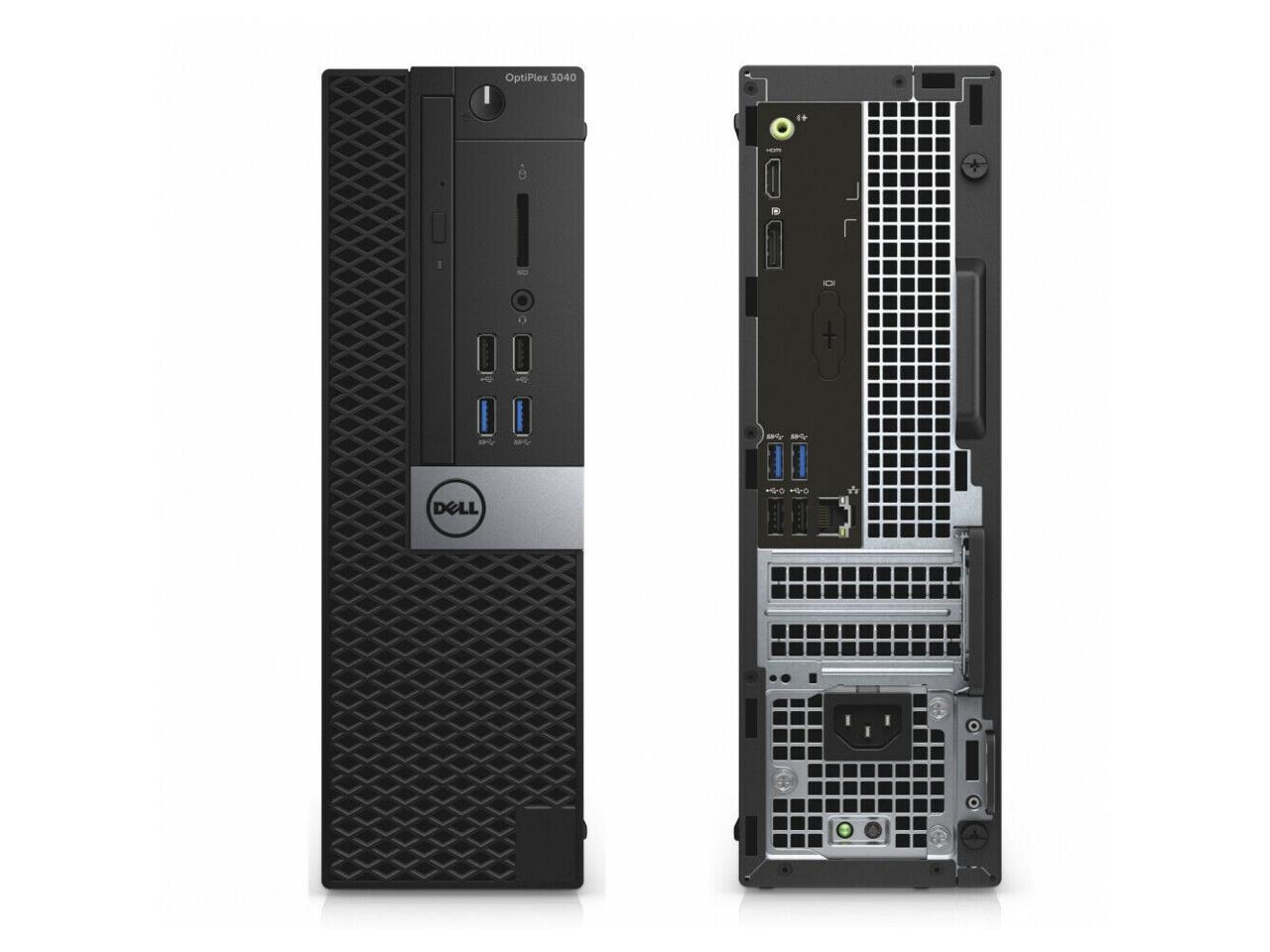 DELL OptiPlex 3050 MT Desktop PC, Intel Core i3-6100 3.70GHz, 8GB DDR4 RAM, 512GB SSD, Win-10 Pro x64