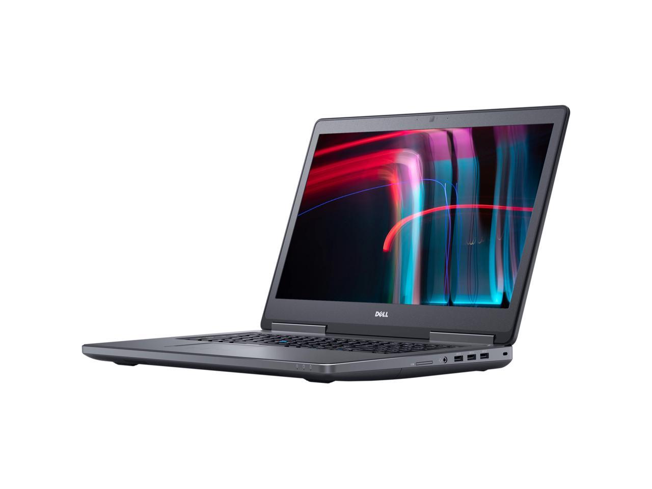Dell Precision 7720 Mobile 17.3" Workstation, Quad Core i7 7920HQ 3.1Ghz, 64GB DDR4, 1TB NVMe M.2, Ultra HD 3840 x 2160, NVIDIA Quadro P5000 16GB GDDR5, Thunderbolt 3, Windows 10 Pro