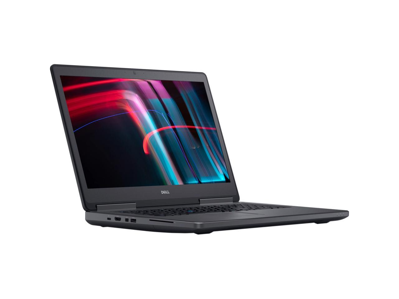 Dell Precision 7720 Mobile 17.3" Workstation, Quad Core i7 7920HQ 3.1Ghz, 64GB DDR4, 1TB NVMe M.2, Ultra HD 3840 x 2160, NVIDIA Quadro P5000 16GB GDDR5, Thunderbolt 3, Windows 10 Pro