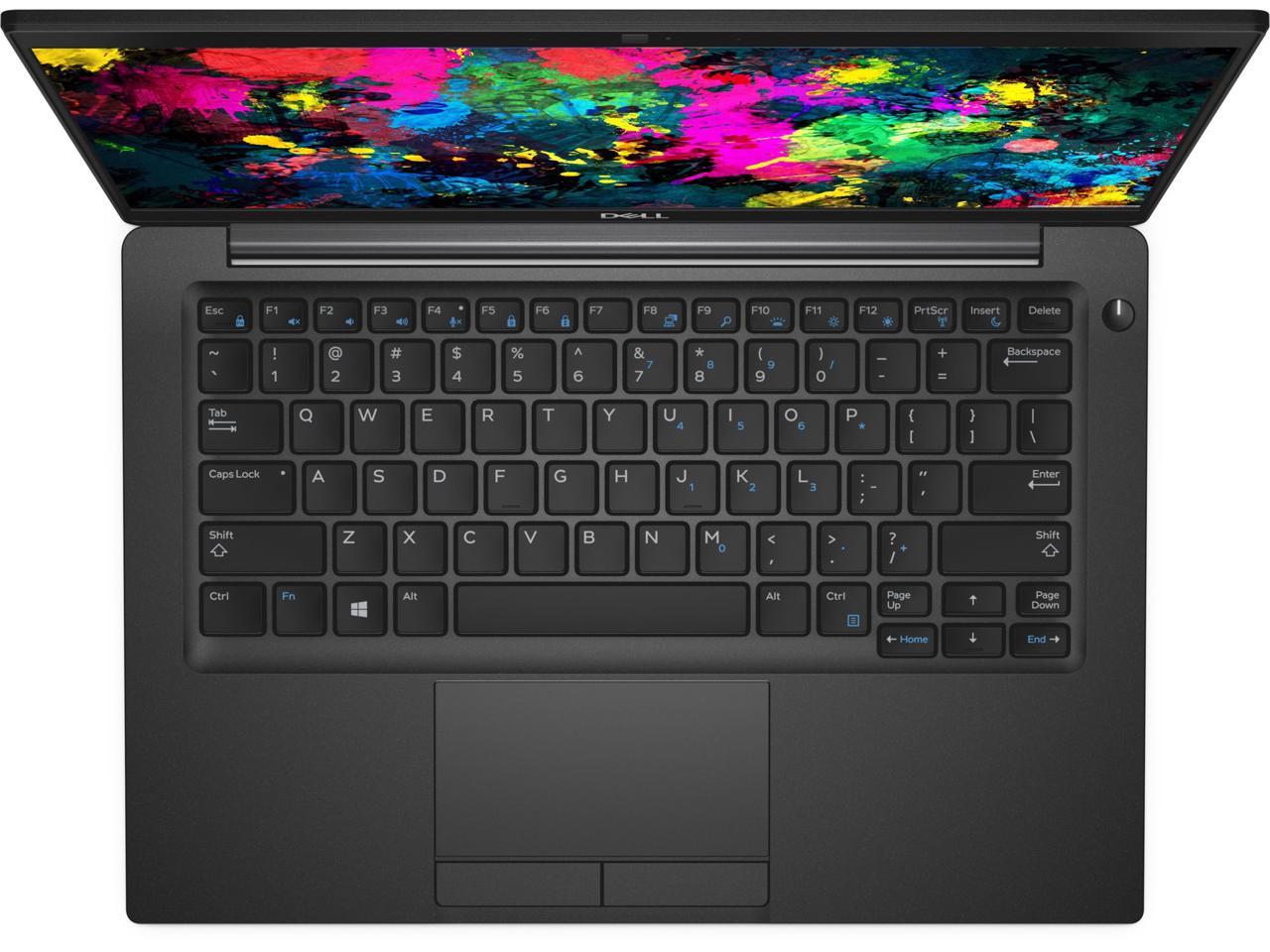 Dell Latitude 7390 13.3" Laptop, Intel Core i5 8350U 1.7Ghz, 16GB DDR4, 256GB M.2 SSD, FHD 1080p, USB Type-C, HDMI, Webcam, Windows 10 Pro x64