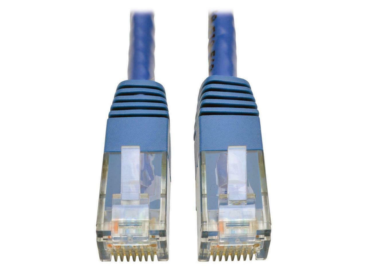 Tripp Lite Cat6 Gigabit Molded Patch Cable, 14 ft. RJ45 (M/M), 550MHz 24 AWG Blue 14' (N200-014-BL)