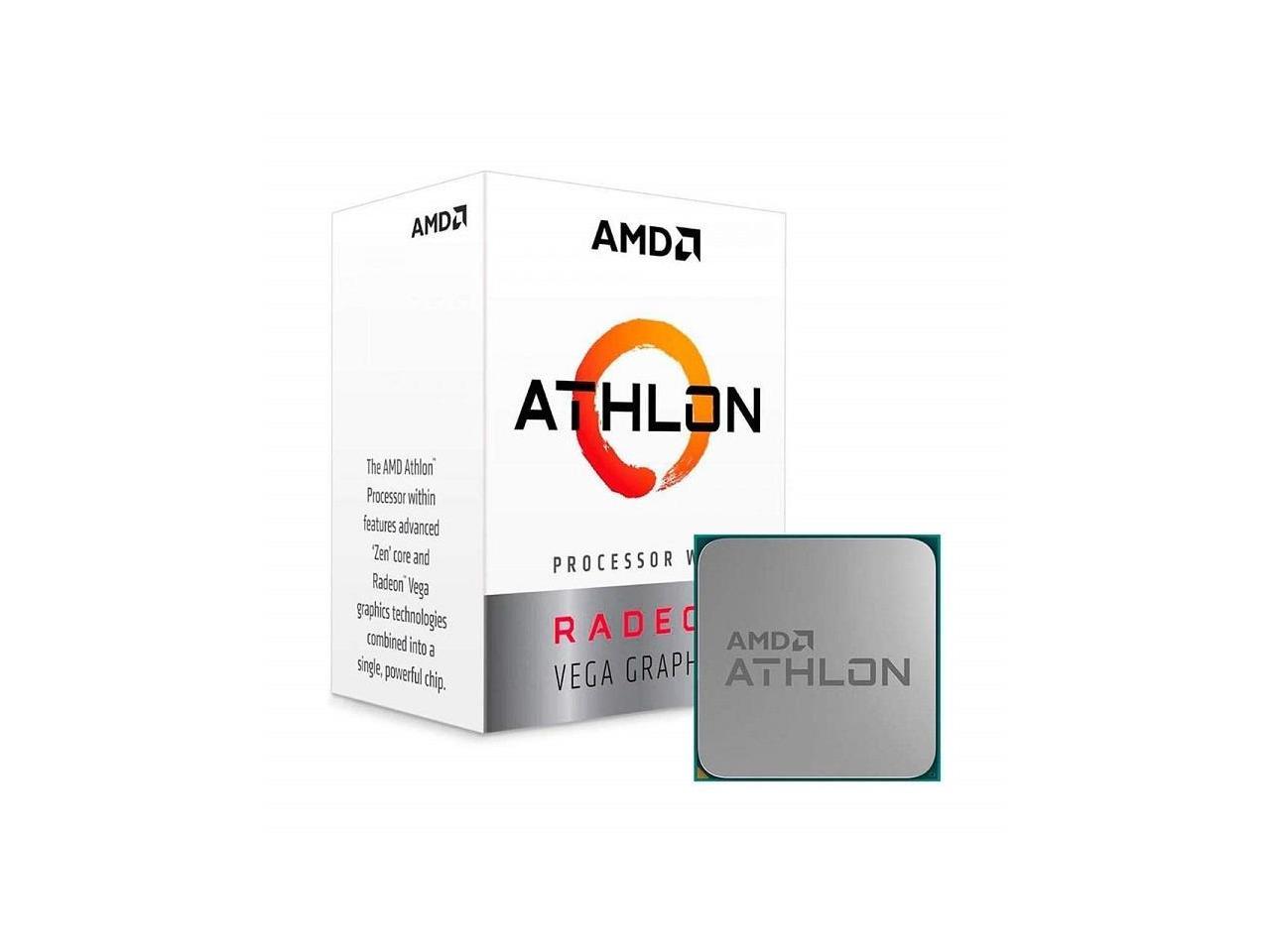 AMD Athlon 240GE 2-Core, 4-Thread, 3.5 GHz Base, Socket AM4 35W YD240GC6FBBOX