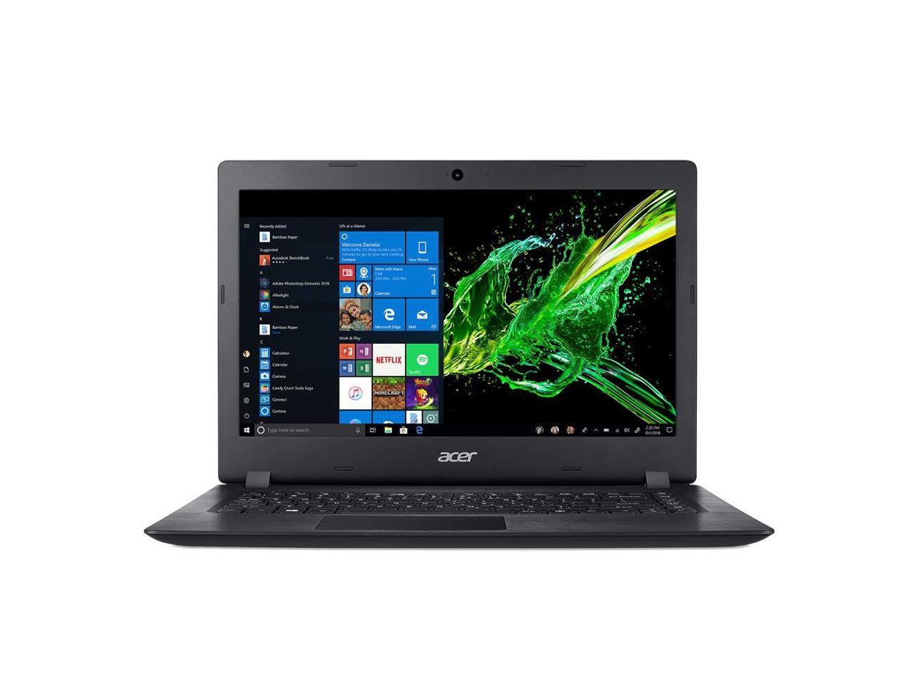 2019 Acer Aspire 14" HD Widescreen 1366 x 768 Laptop | AMD A-Series Processor A9-9420e | 4GB DDR4 RAM | 128GB Solid State Drive | AMD Radeon Graphics | HDMI | Windows 10