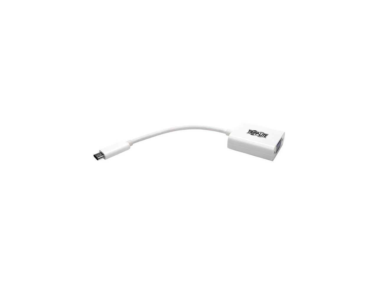 Tripp Lite USB C to VGA Video Adapter Converter 1080p USB Type C to VGA (U444-06N-VGA-AM)